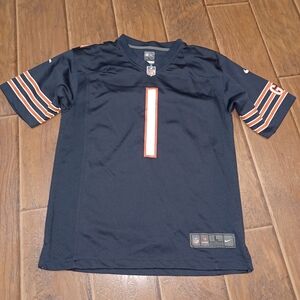 Bears..Nike Black Football Jersey
